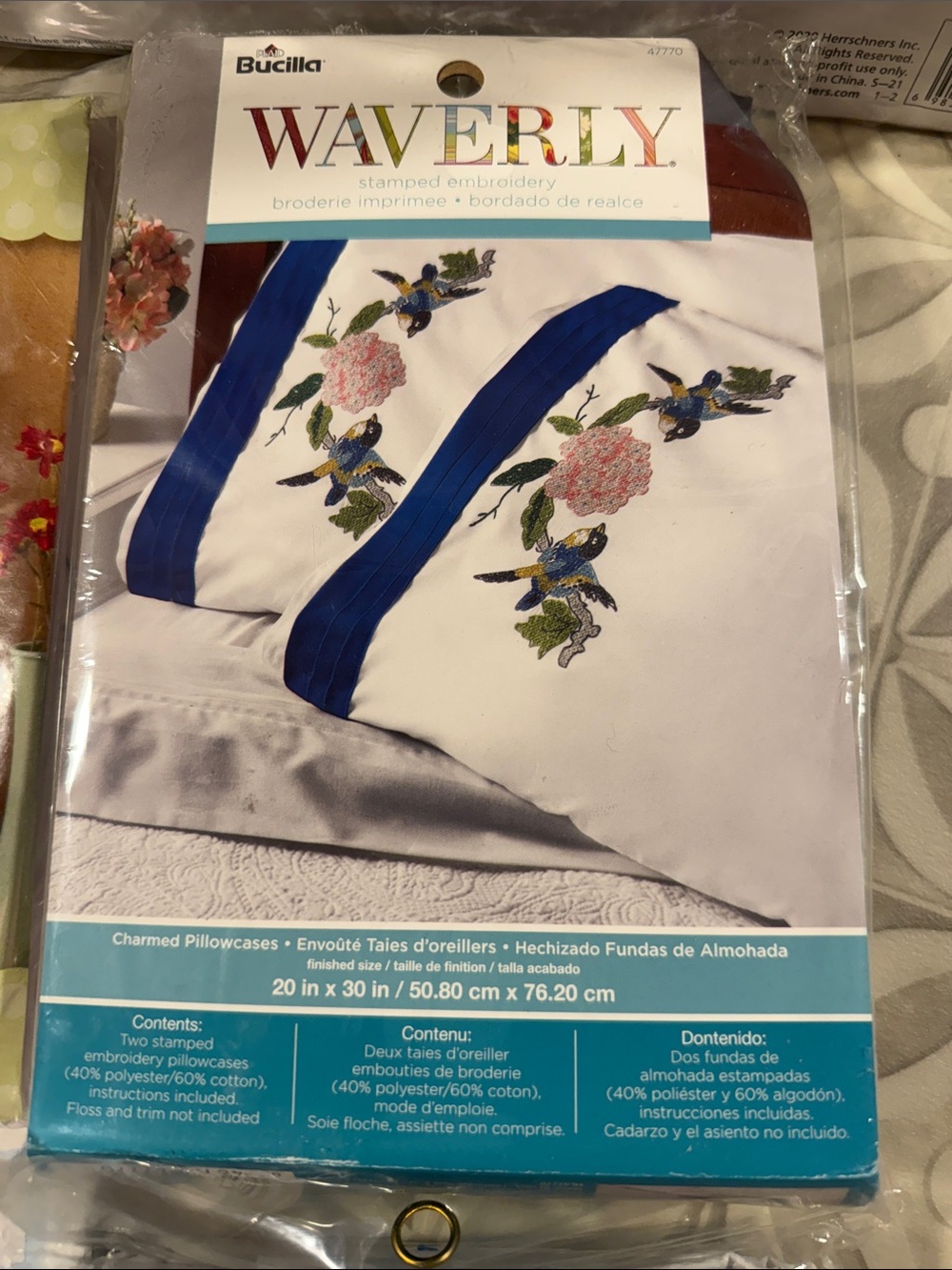 NIP Large Lot of Stamped Pillow Case Pairs - 20 Total for Embroidery plus extras - Picture 6 of 12
